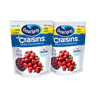 优鲜沛 美国oceanspray优鲜沛蔓越莓果干烘焙零食大包装1360g*2