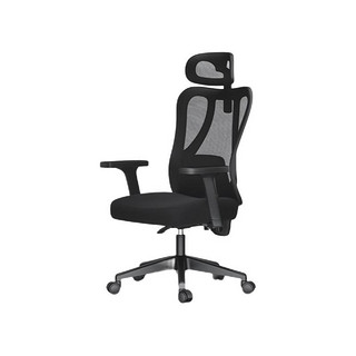 HBADA 黑白调 P3 人体工学椅 黑色 标准款