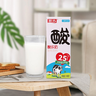 菊乐 JULE）酸牛奶盒装酸奶饮料酸乐奶250ml*12盒