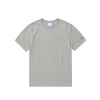 Champion LIFE系列 Ss22 Us 中性运动T恤 UM-TTS19-M301 灰色 S