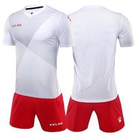 KELME 卡尔美 省港杯球员版 男子运动套装 3981509 白红 M