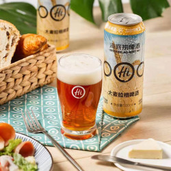 海底捞 大麦拉格 精酿啤酒 500ml*12听 整箱装 国产