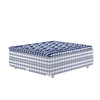 哈斯腾 Hastens BJX 马尾毛顶垫 蓝白格 200*200*5cm