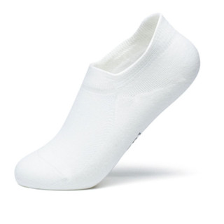 XTEP 特步 女子运动袜 878238530063 米白 三双装