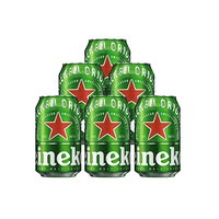 抖音超值购：Heineken 喜力 经典啤酒11.4度 330ml*6听