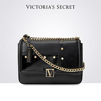 VICTORIA'S SECRET 维密 维多利亚的秘密logo铆钉装饰女士时尚单肩斜挎包