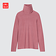 UNIQLO 优衣库 秋冬 女装 HEATTECH摇粒绒两翻领套头衫(长袖保暖抓绒) 442063 多色多号