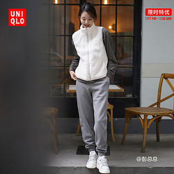 UNIQLO 优衣库 女装 长绒摇粒绒背心(抓绒马甲 秋冬)451441