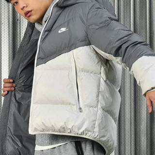 NIKE 耐克 storm-fit windrunner 男子运动羽绒服 DV1132-084 烟灰/浅骨色/帆白 XL