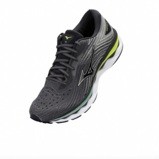 Mizuno 美津浓 Wave Sky6 男子跑鞋 J1GC220204 灰色/黑色 44.5