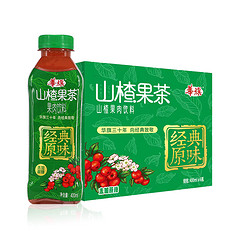 華旗 山楂果茶果肉饮料 400ml*6瓶