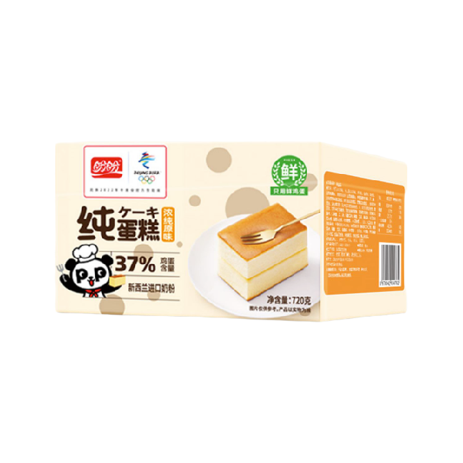 PANPAN FOODS 盼盼 纯蛋糕 原味 720g