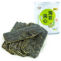 蘇之坊 苏之坊芝麻夹心海苔脆 即食小吃紫菜零食40g/罐
