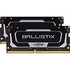 Crucial 英睿达 Ballistix 3200笔记本电脑内存条 游戏玩家 DDR4 超频稳定 32GB Kit (16GBx2)