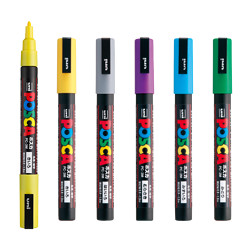 uni 三菱铅笔 PC-3M水性彩色笔 多款可选