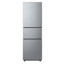 Midea 美的 BCD-215TM 直冷三门冰箱 215L 银色