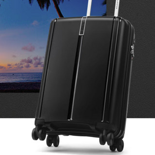 AMERICAN TOURISTER 美旅 PP拉杆箱 NG0 黑色 20英寸