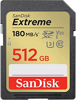 SanDisk 闪迪 512GB Extreme SDXC UHS-I 存储卡