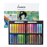 MARCO 马可 拉菲尼系列 重彩油画棒蜡笔 24色+2支白色重彩油画棒