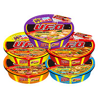 移动专享：NISSIN 日清食品 ufo飞碟炒面日清方便面四川火锅味干拌面泡面夜宵速食食品整箱