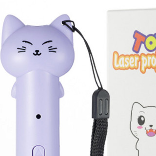 D-cat 多可特 激光逗猫棒 猫玩具 紫 14*3cm