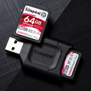 Kingston 金士顿 SDR2系列 SD存储卡 64GB（UHS-II、V90、U3）