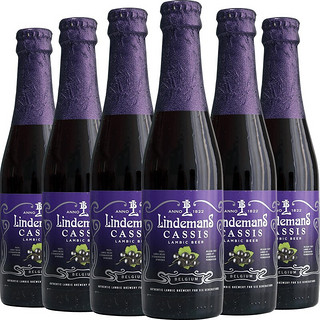 Lindemans 林德曼 黑加仑 啤酒 250ml*6瓶