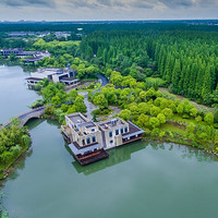 16万㎡森林湿地！上海崇明怡沁园度假村 湿地景观房1晚含双早+森林秘境漫步