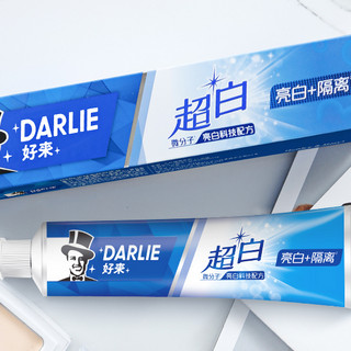 DARLIE 好来 超白牙膏套装 (竹炭清洁140g+密泡小苏打冷压椰子油140g+矿物盐140g+亮白隔离140g)