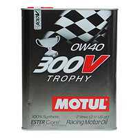 MOTUL 摩特 酯类全合成机油 300V TROPHY 0W-40 SN 2L