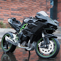 LINENG 砺能玩具 川崎H2R合金摩托车模型 送底座+头盔