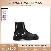 STUART WEITZMAN SW FRANKIE LIFT STUDS BOOTIE 21秋冬新品短靴切尔西靴烟筒靴女