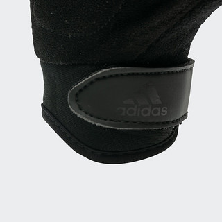 adidas 阿迪达斯 Perf Gloves W M 中性半指健身手套 白/清澈橙 NS