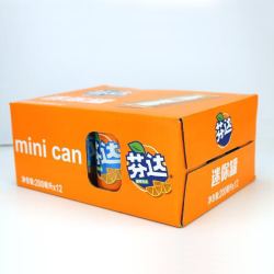 fanta 芬达 可口可乐(coca-cola) 芬达fanta mini橙味汽水迷你摩登罐