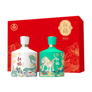 WULIANGYE 五粮液 红福至尊龙虎酒礼盒 52度 500ml*2瓶