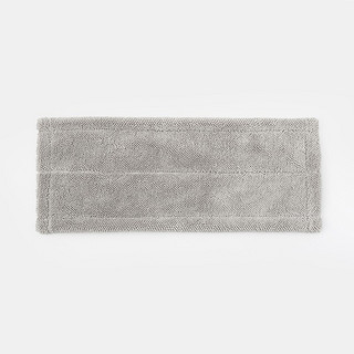 MUJI 無印良品 无印良品 MUJI 扫除用品系列 地板拖把用拖布 湿擦 MA19CC1S 淡灰色 长335*宽135mm