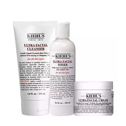 Kiehl's 科颜氏 高保湿护肤套装（面霜125ml+爽肤水250ml+洁面150ml）