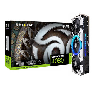 ZOTAC 索泰 GeForce RTX 4080 天启 OC 显卡 16GB