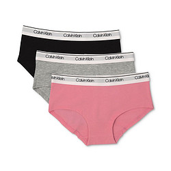 Calvin Klein 卡尔文·克莱 女童基础款内裤三件装, 小童&大童