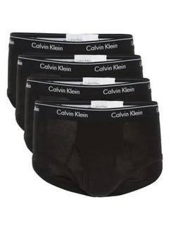 Calvin Klein 卡尔文·克莱 男士纯棉平角内裤套装 4条装 黑色 S