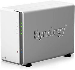 Synology 群晖 DiskStation DS220j 网络存储服务器 [2槽 / 配备四核CPU/512MB内存]支持电话产品 NAS套装