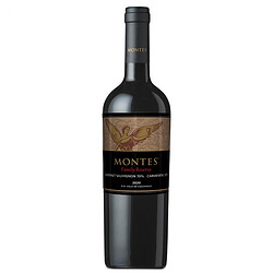 MONTES 蒙特斯 家族珍藏赤霞珠干红酒智利进口葡萄酒750ml*6