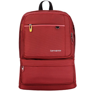 Samsonite 新秀丽 14英寸双肩电脑包 36B*10003 20L 深红色