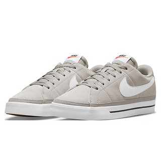 耐克NIKE 男子 运动板鞋 经典 百搭 COURT LEGACY SUEDE 运动鞋 DH0956-002卵石灰色43码