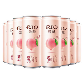 RIO 锐澳 微醺系列鸡尾酒  白桃味 3度 330ml*8罐