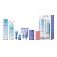 LANEIGE 兰芝 水衡透润水乳套装（水衡水200ml+水衡乳120ml+赠 精华10ml+免洗睡眠面膜15ml*2+面霜10ml+唇膜3g*2+洁面乳30ml*2）