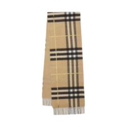 BURBERRY 博柏利 铆钉双面格子羊绒围巾