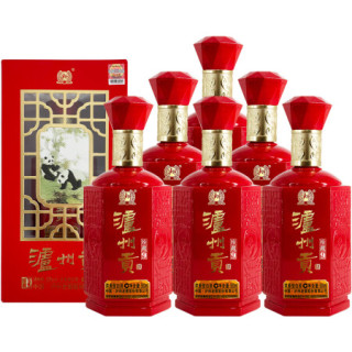 泸州老窖 52%vol浓香型白酒 500mL*6瓶 礼盒装