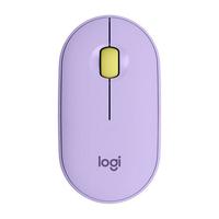 移动端、京东百亿补贴：罗技 Pebble 2.4G蓝牙 优联 双模无线鼠标 1000DPI 星幕紫