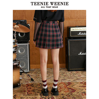 TEENIE WEENIE TeenieWeenie小熊2022秋冬新款学院风百褶半身裙女